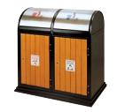 Outdoor Trash Can, Wooden, L890 * W480 * H890mm product image