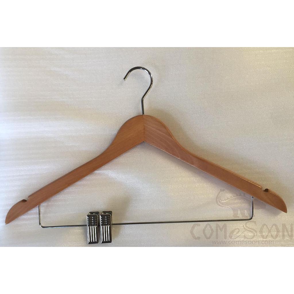 Hanger with Clip - Hornwood, Dark Brown, 445*12mm