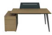 Single workbench 1600 *600* 1050mm