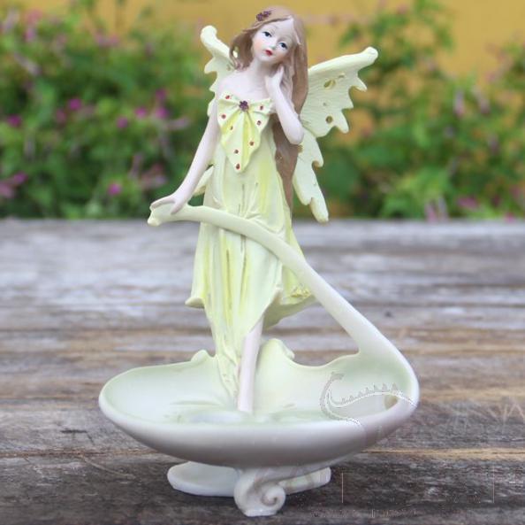 Rasin Ornaments Resin Decorations Creative Decoration Artistic Decoration  L13*W11*H20, White