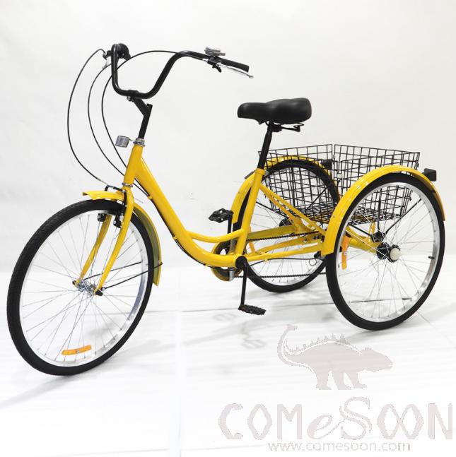 26" Tricycle Yellow