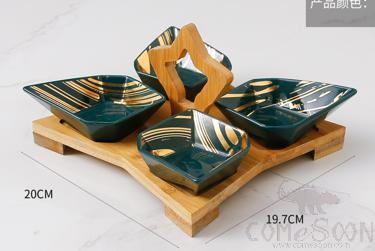 Porcelain Snack Plate