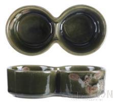 Weave Boutique Double Grid Round Dish, 12.4*6.5*3.6cm product image