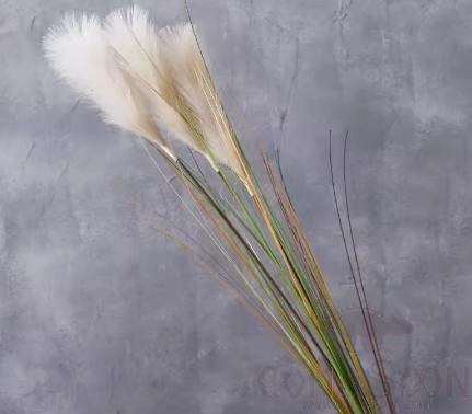 Simulation Reed Decoration, Gray
