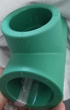 90° Equal T-Shape-Green DN25
