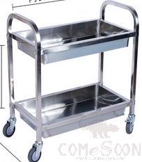Medium Wrist Cart, Ss201, L84.5*W45*H88.5cm  Two Layers