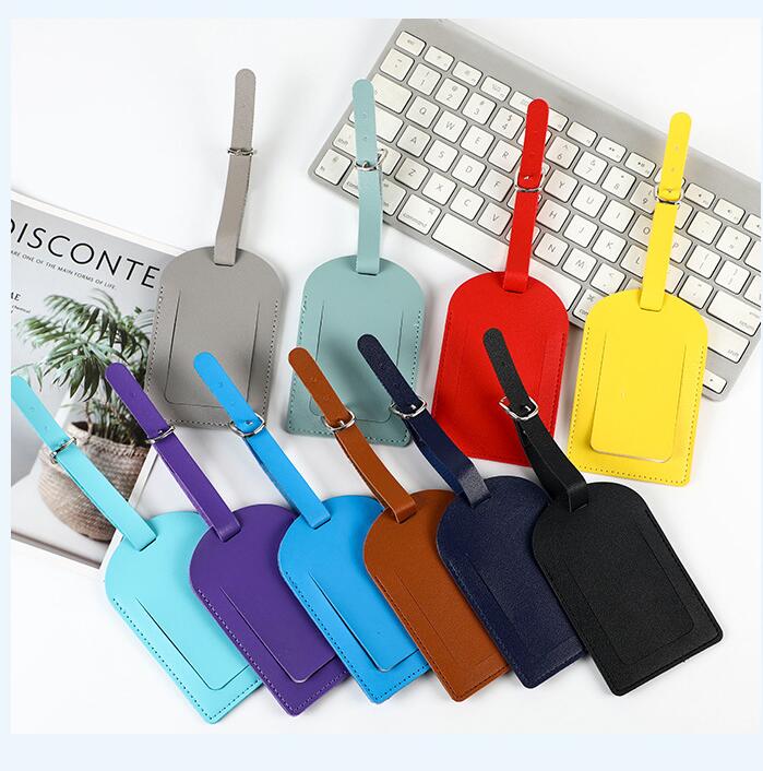 Luggage Tag, Pu
, 12*7cm, Imprint, Brown