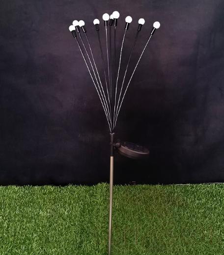 10 Head Solar Firefly
Insect Ground Light, PVC, 1.5cm*H70cm