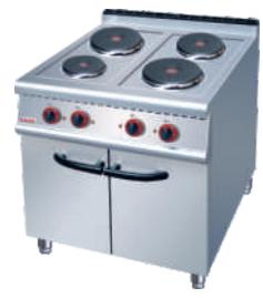 Electric 4-Round Cooking Stove 700×700×(850+ 70)mm product image