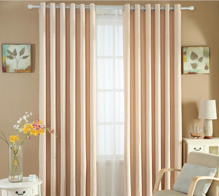 Color Striped Chenille Curtain Fabric