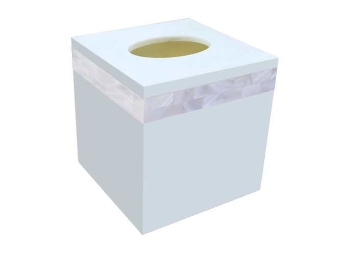Helengeli Upper Opening Rectangular Tissue Box, Resin, L14*W14 *H14mm product image