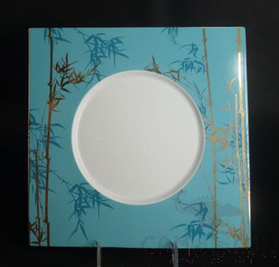 11.25 "square Plate(Bamboo), Ø28.5*H1.5cm