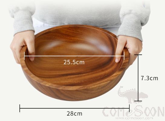 Wooden Bowl Φ28*H7.3cm