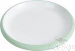 9" Two-Color Plate, Light Blue and White, Mf, Φ228*27mm