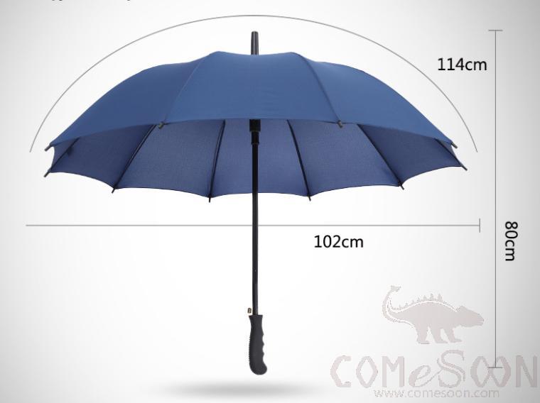 Umbrella, D102cm*10k, Navy Blue