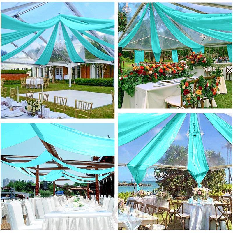Gauze, Chiffon, Sky Blue, W73*L600cm