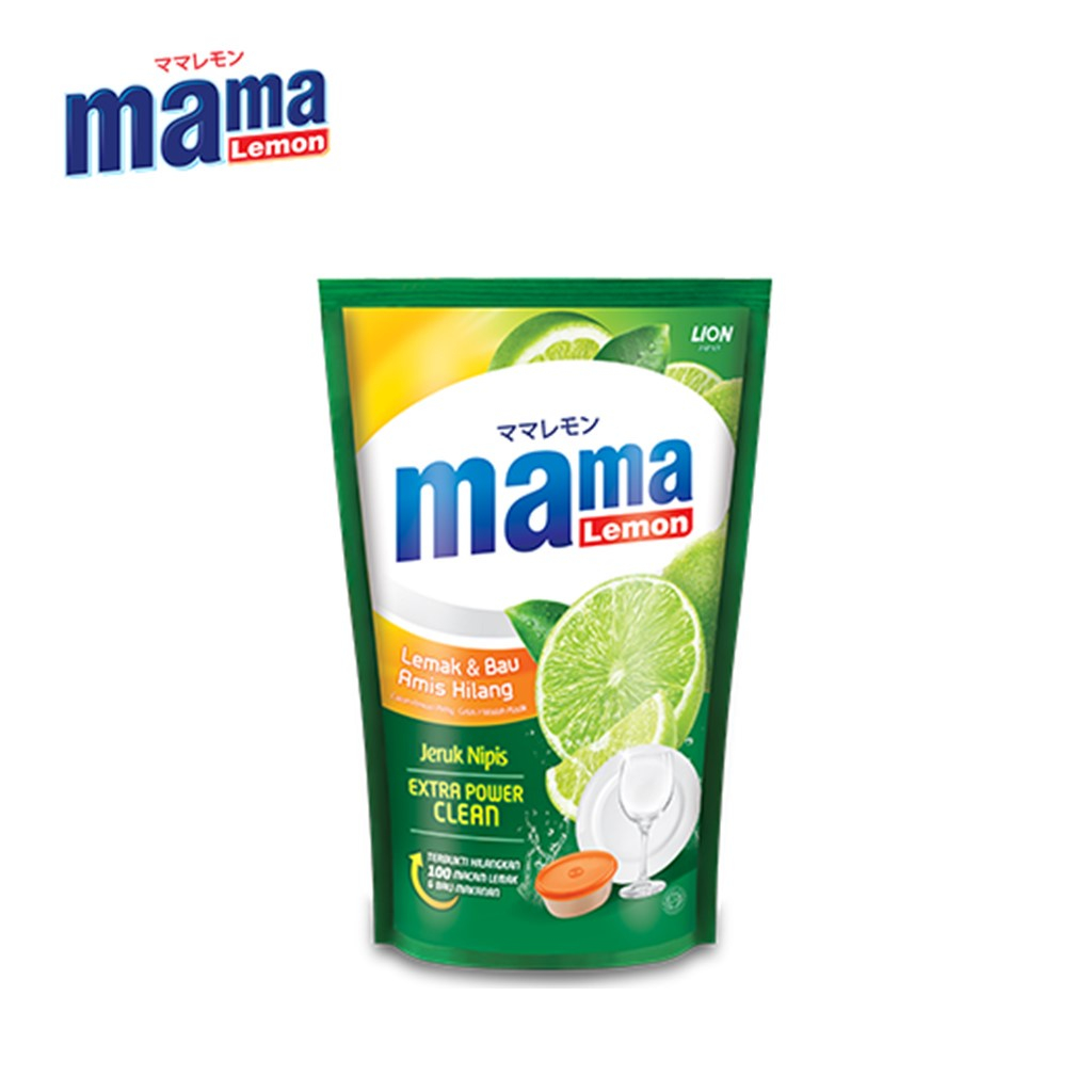 Mama Lemon Sabun Cuci Piring Jeruk Nipis Pouch 680 ml