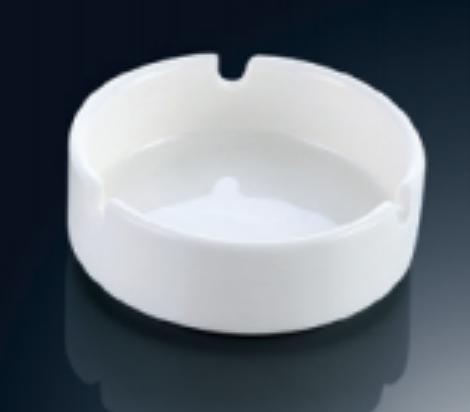 Yy Series- Ashtray 4" White Ceramics Ashtray Round