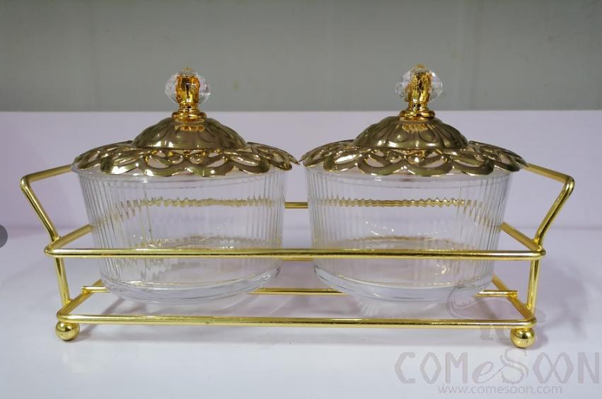 Glass Snack Plate
