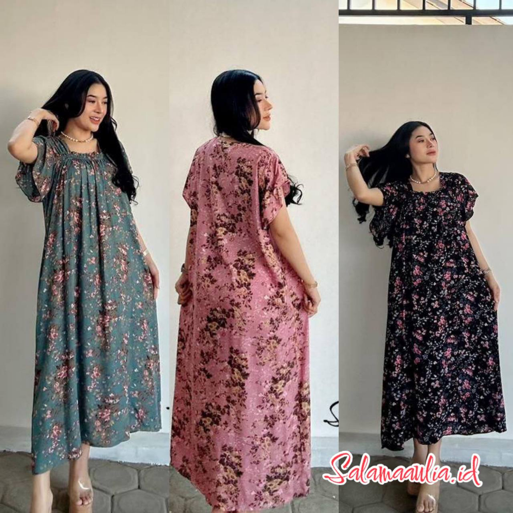 CS-Daster Faniya Rayon motif Premium | Homewear | Daster Kerut | Daster Rayon