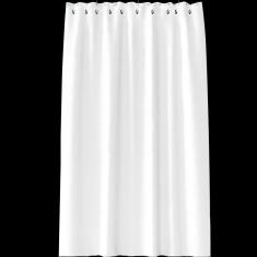 Monochrome Shower Curtain-White, Peva, 180* 180 cm