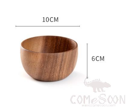 Wooden Bowl Φ10*H6cm