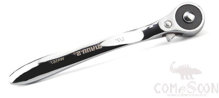 Quick Release Reversible Socket Ratchet Wrench 1/2", Chrome Vanadium Steel+ PP & Tpr Plastic Handle product image