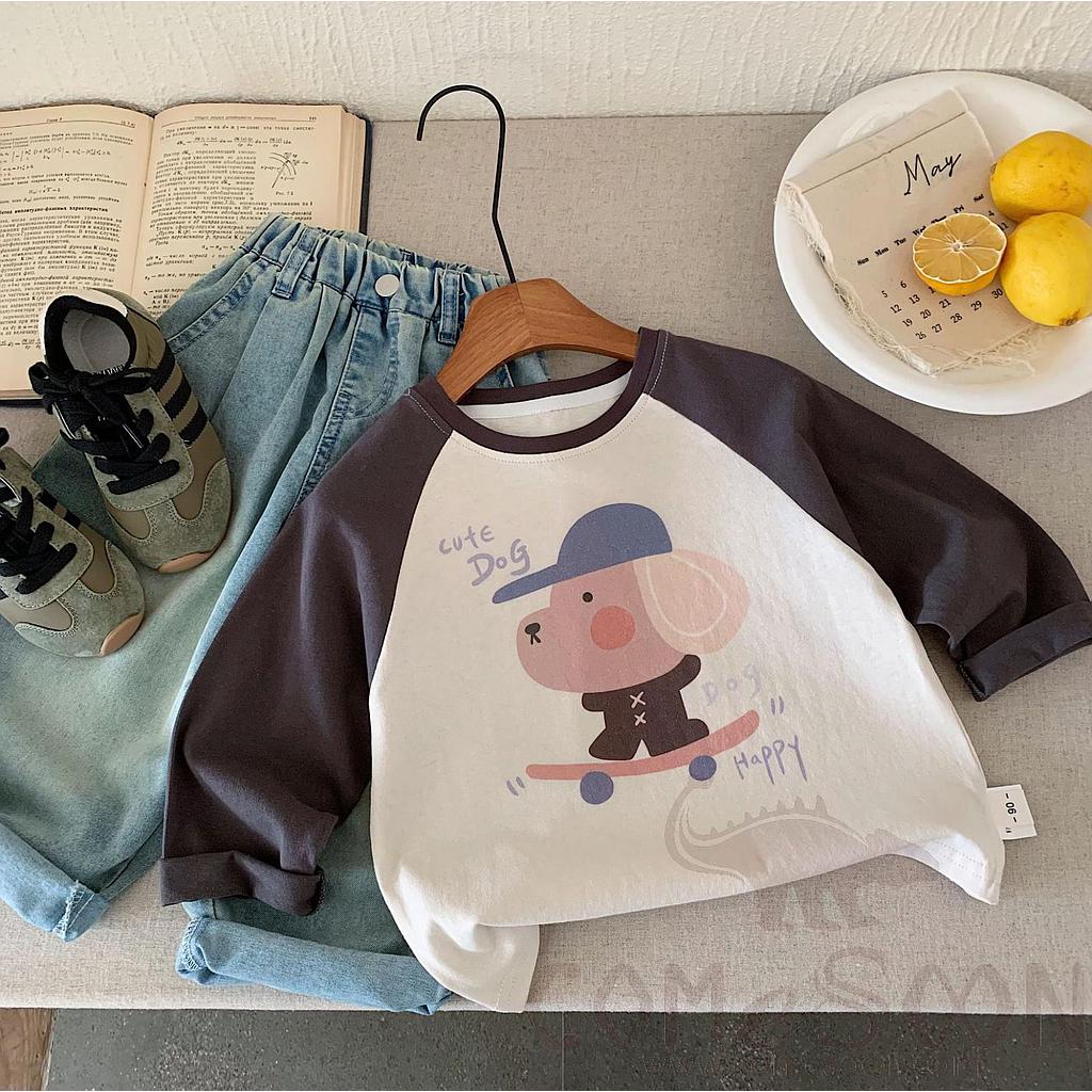 T-Shirt, Navy Blue, L45*W38cm