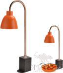Wood Grain Square Seat Orange Steel Marquise Gilt Warm Vegetable Lamp, 220v/250w, 420x205x925mm