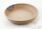 7.6" Frosted Plate, Wheat Color Spray Spots, Mf, 195.6*40mm product image
