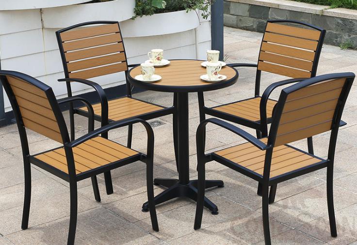 Outdoor Plastic Wood Table and Chair product image