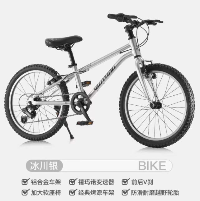 18" Children's Aluminium Bicycle, Silver