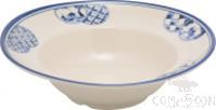 8" Striped Bowl, Cream Color, Mf, D203*56mm