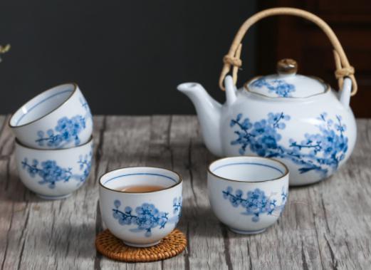 Japanese Tea Pot Set 5pcs Set