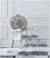 Notting Hill Furniture Hand Carved Single Lover Chair product image