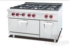 Ag700-Series Hot Sales 6-Burner Gas Range & Gas Oven