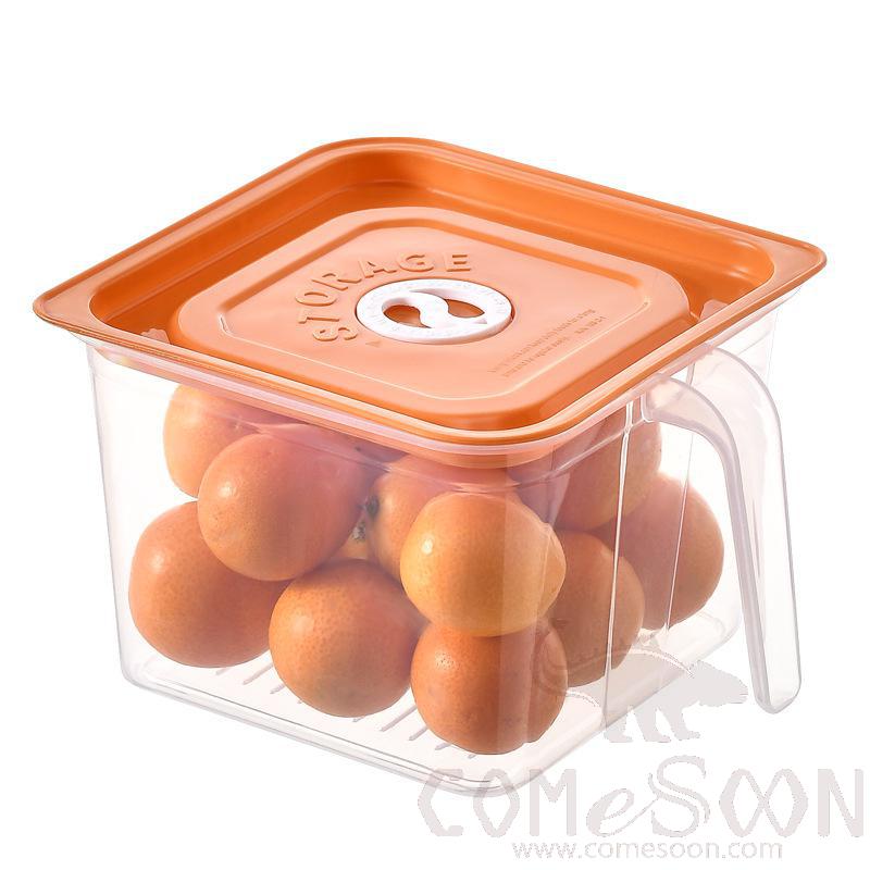 Food Storage Box Orange-
W15*L15*H10 cm, PP