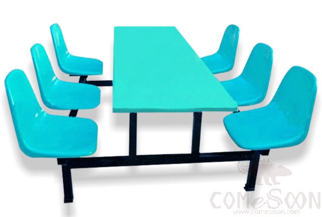 Frp Canteen Tables and Chairs-110*60*75cm, Plastics and Steel