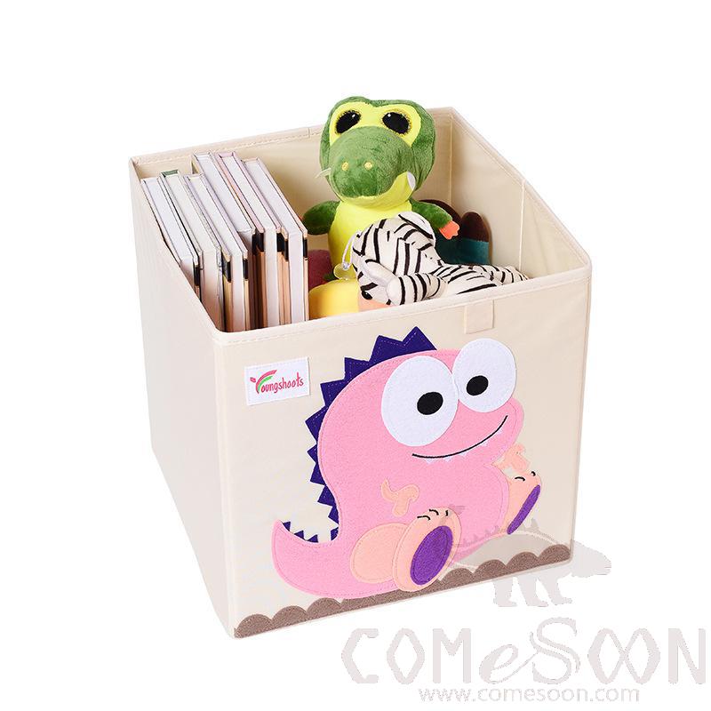 Linen Storage Basket-33*33*33cm, Waterproof Coating Canvas Linen+ Mdf Insert