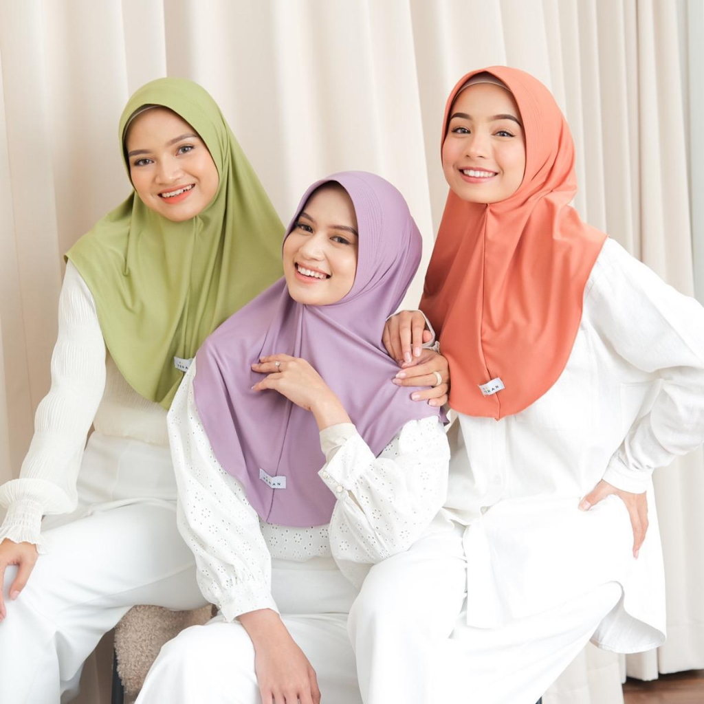 KENAN HIJAB - Bergo Daily Hamidah// DZEVADA Bahan Jersey