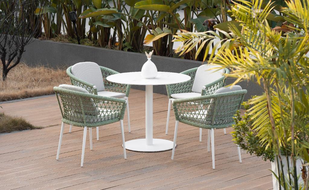 Outdoor Rope Chair-Green-580*550*800mm product image