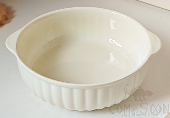 Round Wave Bowl with Ears, 7.5" product image
