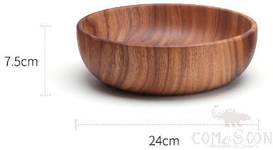 Wooden Bowl, Φ24*H7.5cm