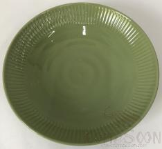 Embossed Glossy Series 8.25" Inside Relief Line Soup Plate product image