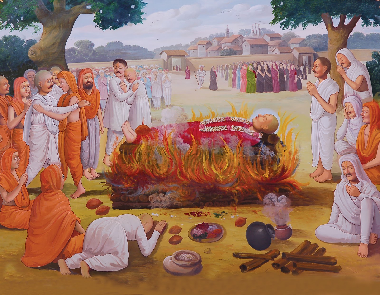 Last rites at Shree Laxmi Vadi