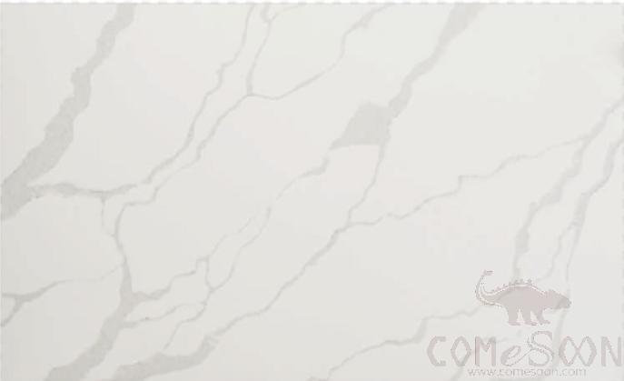 Artificial Marble White Color with Grey Pattern