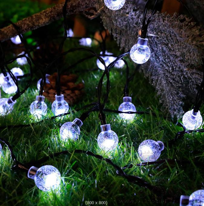Foaming Waterproof Light String, White, 1.8cm