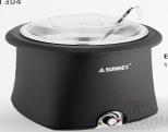 Galena Electric Soup Warmer, with Soup Ladle, PC Lid, 10ltr, 220v Ac, 50hz, 420w, Black