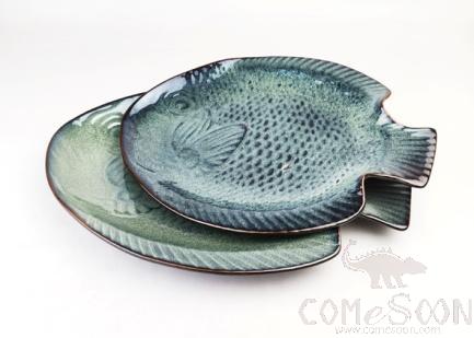 Mist Green 14" Grouper Plate