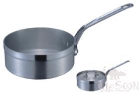 Sauce Pot Low Body Aluminum Saucepan D16 Milk Pot Single Handle